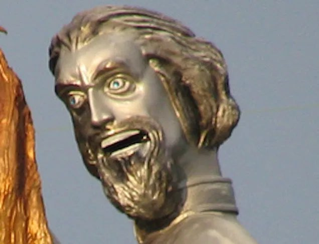 High Quality Nathan Bedford Forrest Statue Blank Meme Template