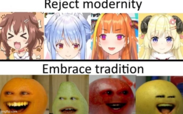 yes | image tagged in anime,annoying orange | made w/ Imgflip meme maker