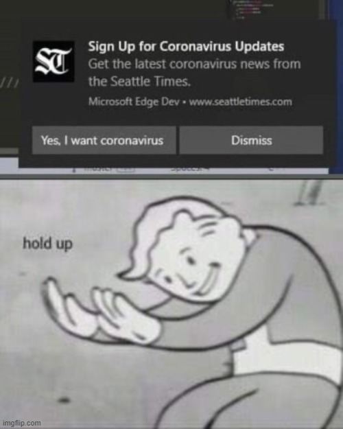 Hold up, wait a minute, something ain't right | image tagged in fallout hold up,memes,hold up wait a minute something aint right | made w/ Imgflip meme maker