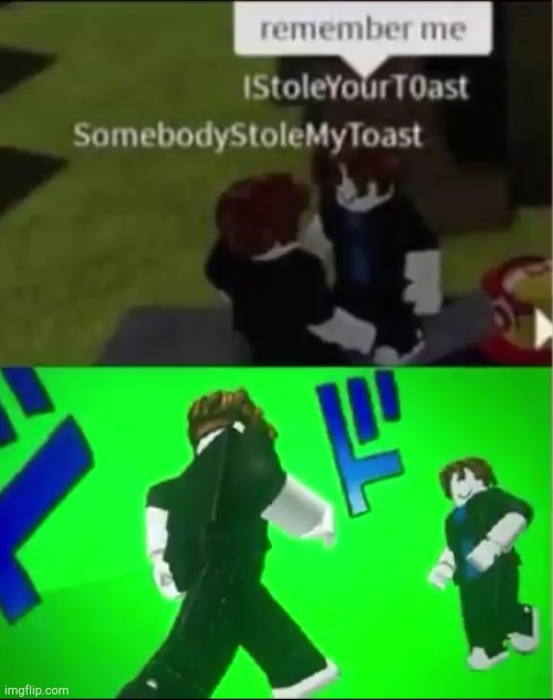 image tagged in roblox,jojo's walk | made w/ Imgflip meme maker