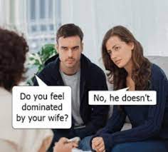 do you feel dominated by your wife Blank Meme Template