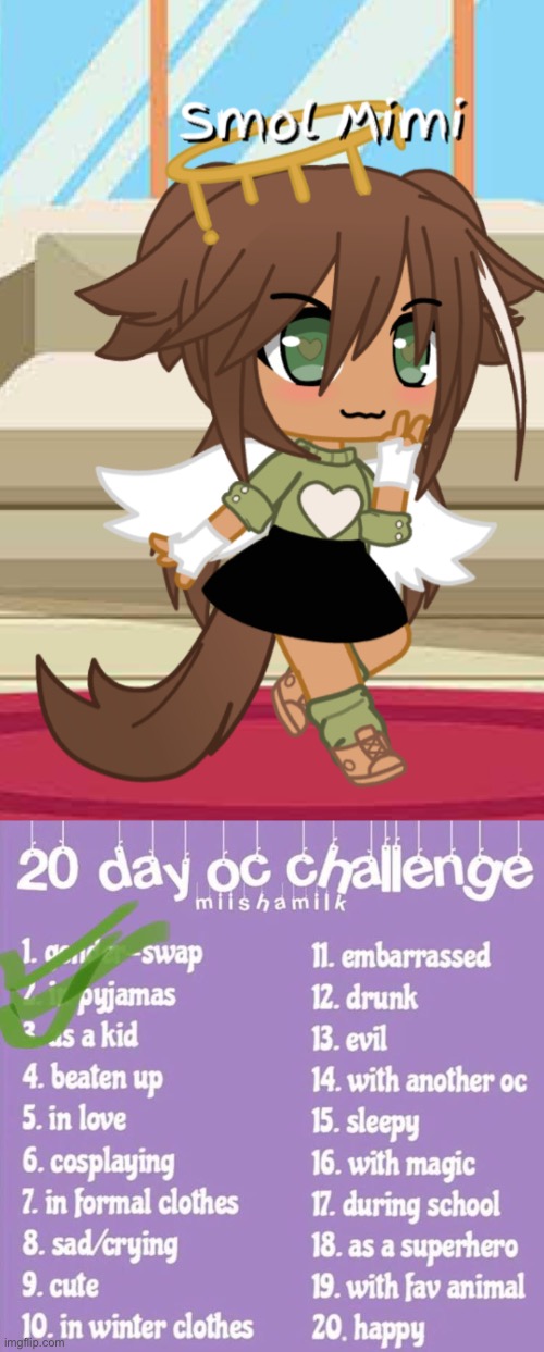 On the 3rd day of the oc challenge, Gacha gave to me | image tagged in oc challange,3rd day,gacha club | made w/ Imgflip meme maker