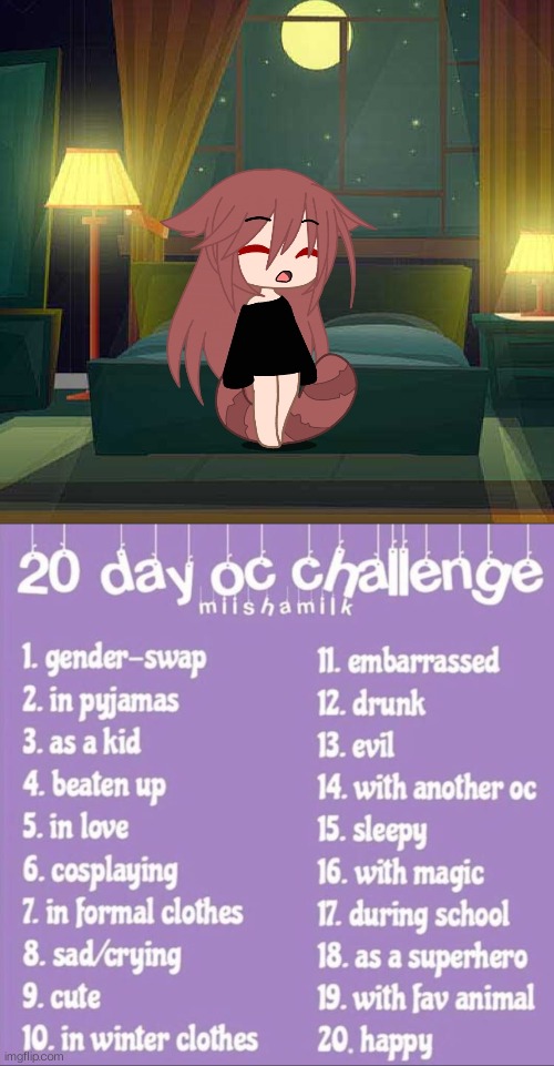Day 2 | image tagged in 20 day oc challenge | made w/ Imgflip meme maker
