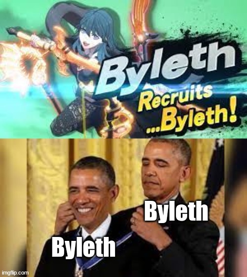 literally no one asked for this excuse of a character | image tagged in fire emblem,obama giving obama award,nintendo,gamer | made w/ Imgflip meme maker