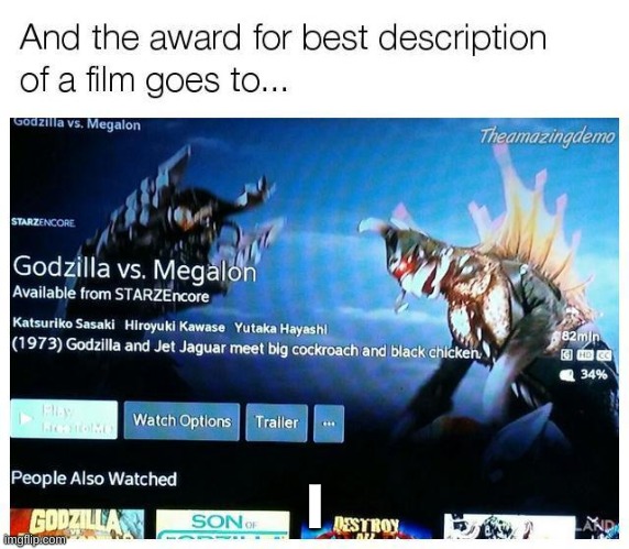 Big cockroach and black chicken | I | image tagged in chicken,cockroach,godzilla | made w/ Imgflip meme maker