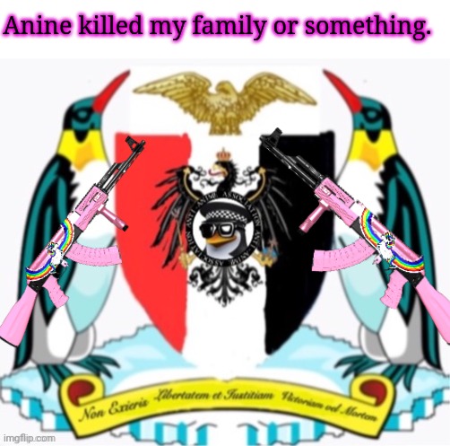 Fak_u_lol's new official seal | Anine killed my family or something. | image tagged in no anime allowed,stop the anime | made w/ Imgflip meme maker