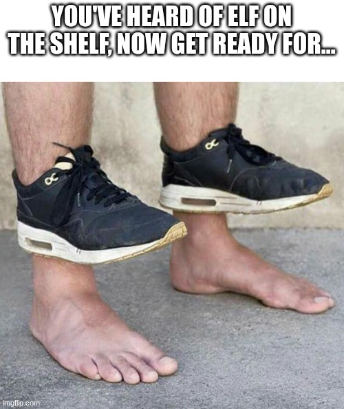 :) | YOU'VE HEARD OF ELF ON THE SHELF, NOW GET READY FOR... | image tagged in memes,funny | made w/ Imgflip meme maker