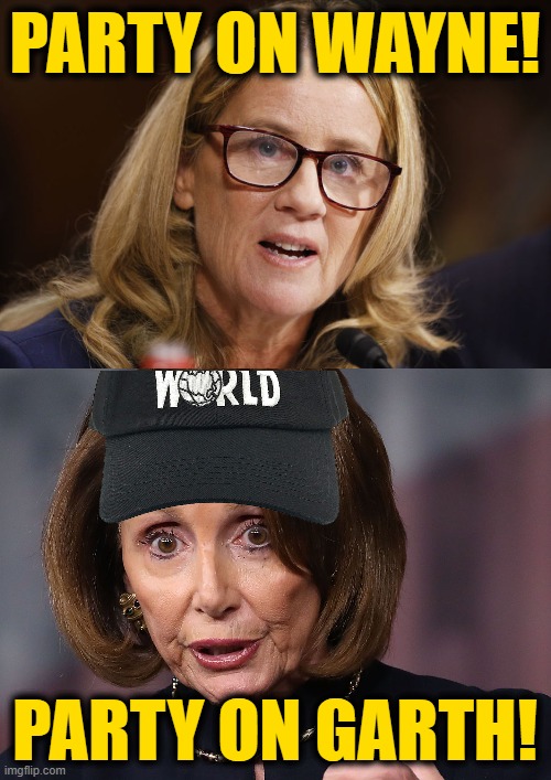 PARTY ON WAYNE! PARTY ON GARTH! | made w/ Imgflip meme maker