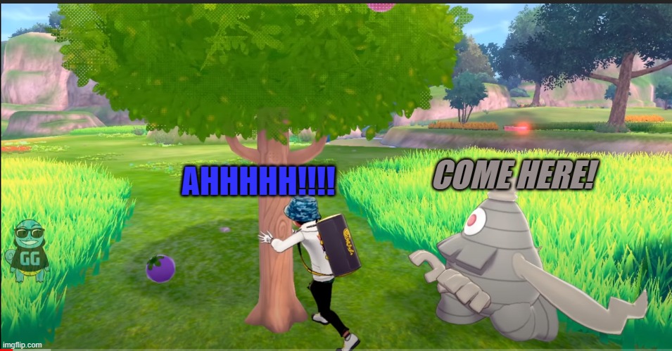 A game of tag gone wrong... | AHHHHH!!!! COME HERE! | image tagged in pokemon,quickgg | made w/ Imgflip meme maker