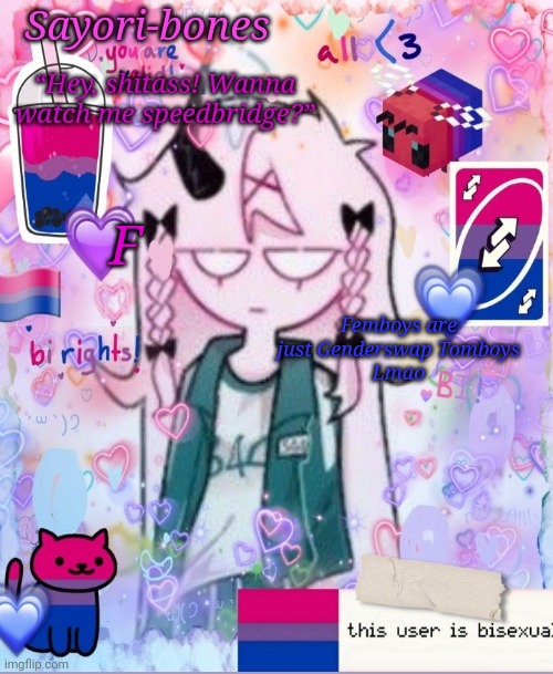 I'm not wrong | F; Femboys are just Genderswap Tomboys
Lmao | image tagged in razzy stazzy but bi | made w/ Imgflip meme maker