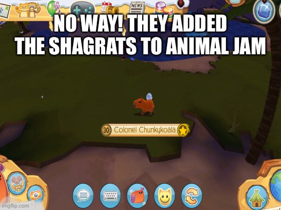 NO WAY! THEY ADDED THE SHAGRATS TO ANIMAL JAM | made w/ Imgflip meme maker