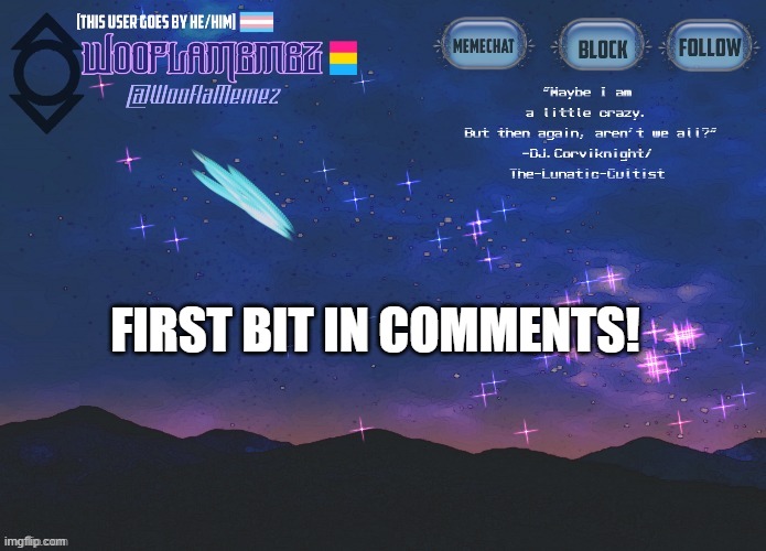 Of the hunger games (pictures broke) | FIRST BIT IN COMMENTS! | image tagged in wooflamemez announcement template | made w/ Imgflip meme maker