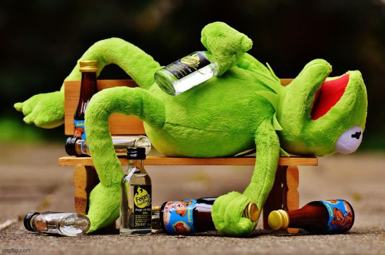 Kermit drunk 1 | image tagged in kermit drunk 1 | made w/ Imgflip meme maker
