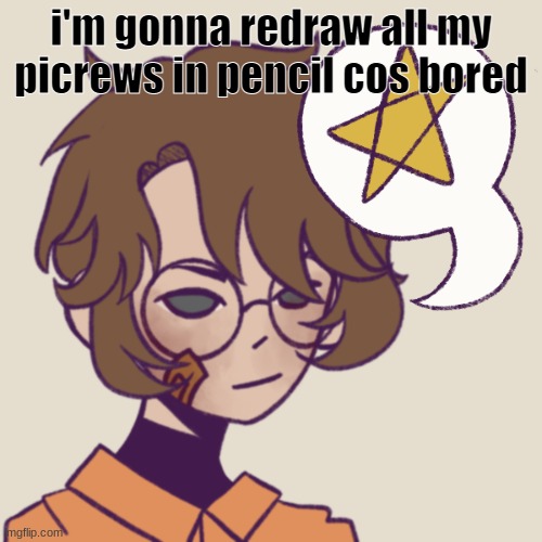 cooper | i'm gonna redraw all my picrews in pencil cos bored | image tagged in cooper | made w/ Imgflip meme maker