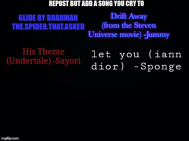 let you (iann dior) -Sponge | made w/ Imgflip meme maker