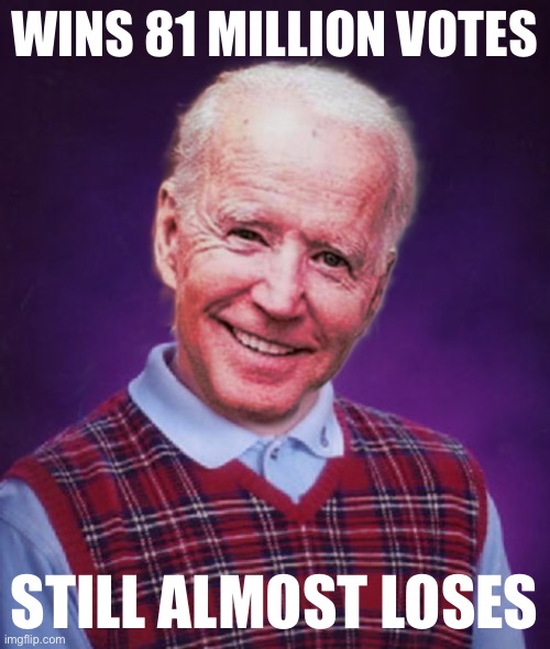 Bad luck Biden Blank Meme Template