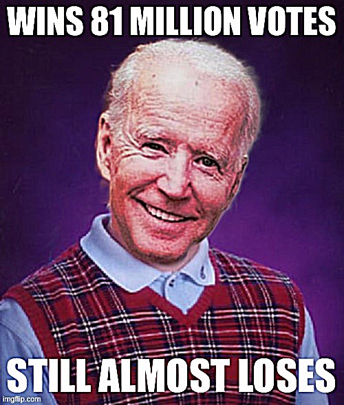 Let’s ago Brandon! | image tagged in bad luck biden | made w/ Imgflip meme maker