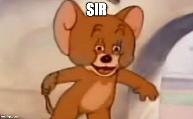 SIR | made w/ Imgflip meme maker