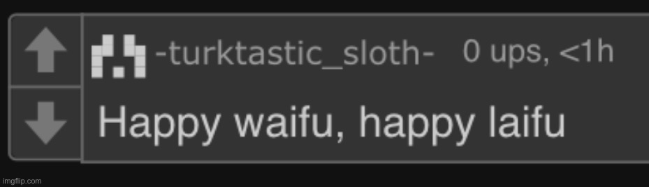 Sloth happy waifu happy laifu | image tagged in sloth happy waifu happy laifu | made w/ Imgflip meme maker