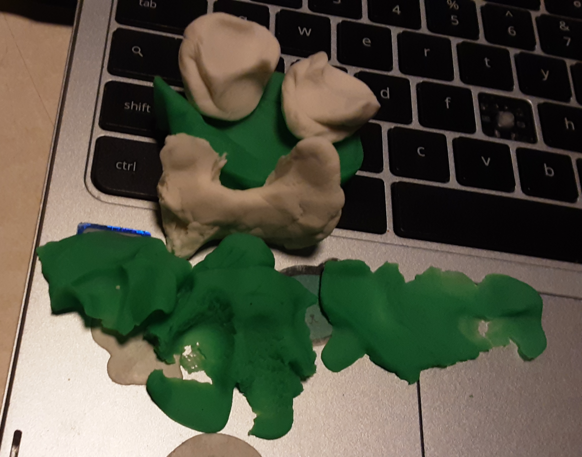 High Quality Bugdroid Play-Doh Blank Meme Template