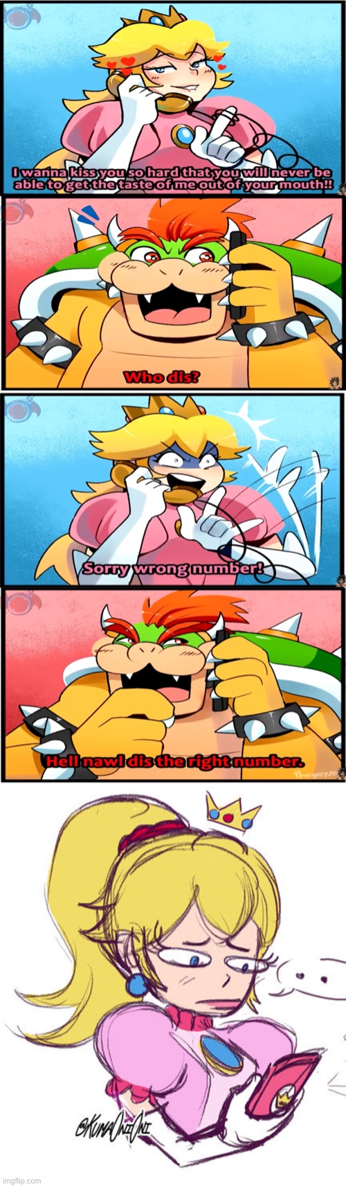 Why 39 | image tagged in bowser,princess peach,nintendo | made w/ Imgflip meme maker
