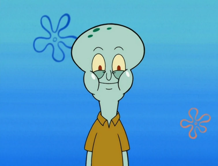 High Quality normal squidward Blank Meme Template