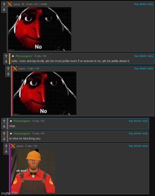 getting small users to block me #2 | made w/ Imgflip meme maker
