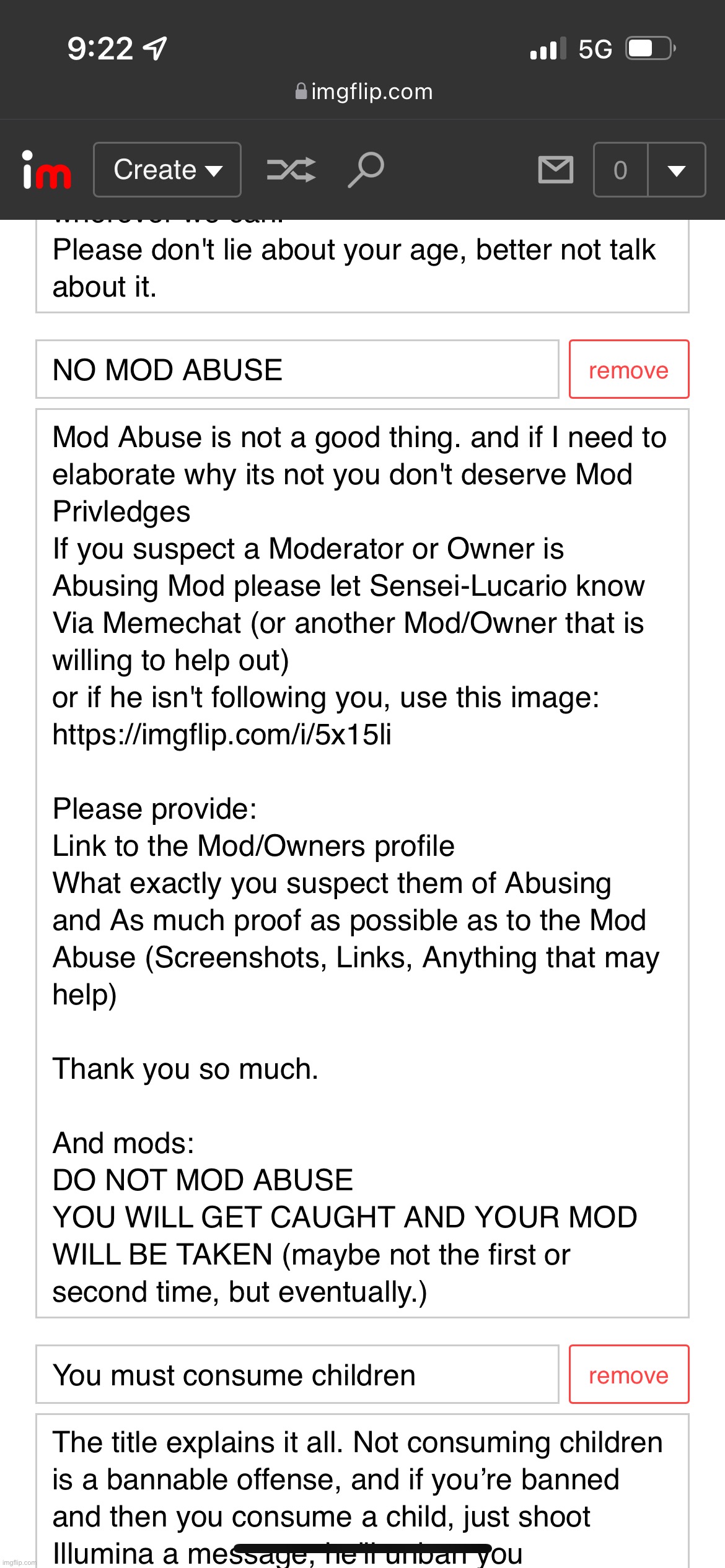 I’mma remove this rule since Lucario no longer has owner | made w/ Imgflip meme maker