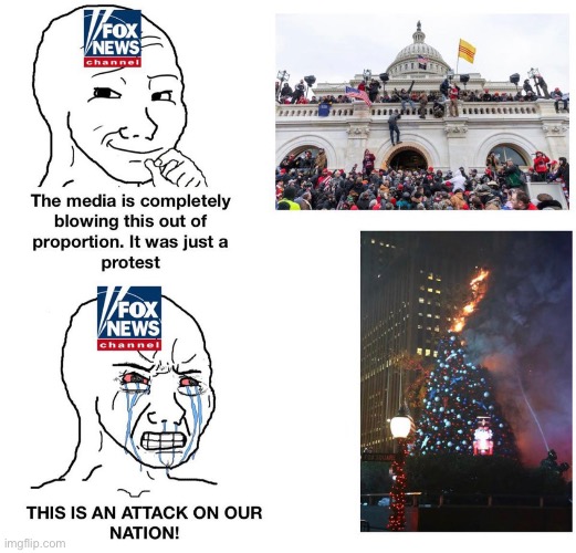 Not mine but apropos | image tagged in fox news,christmas,conservative hypocrisy | made w/ Imgflip meme maker