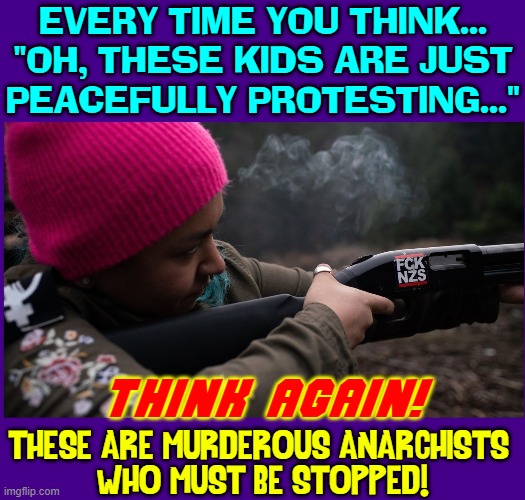 Soon... in a neighborhood near you | EVERY TIME YOU THINK...
"OH, THESE KIDS ARE JUST
PEACEFULLY PROTESTING..."; THINK AGAIN! THESE ARE MURDEROUS ANARCHISTS 
WHO MUST BE STOPPED! | image tagged in vince vance,anarchists,memes,mostly,real,nazis | made w/ Imgflip meme maker