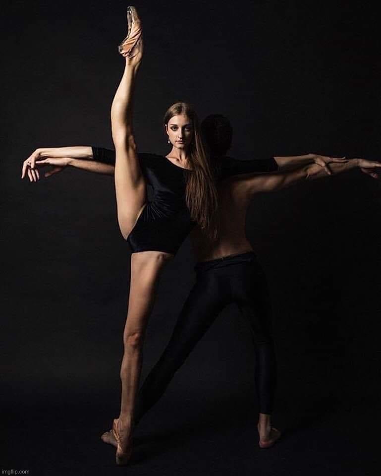 Dancers in black | image tagged in dancers in black | made w/ Imgflip meme maker