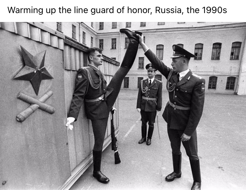 High Quality Russian guard of honor Blank Meme Template
