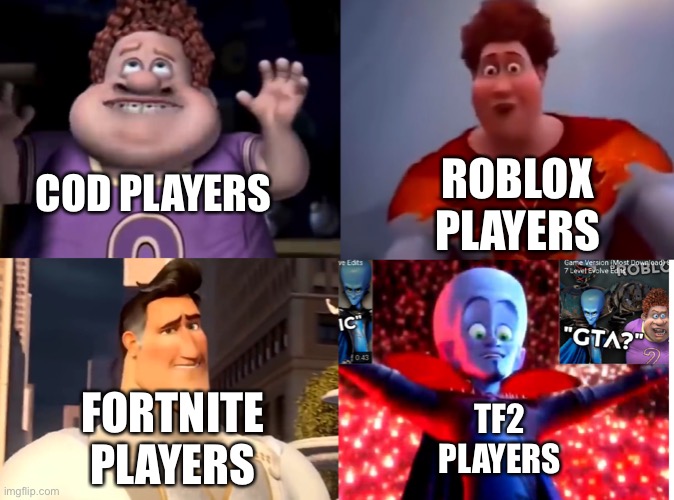 Yes | ROBLOX PLAYERS; COD PLAYERS; FORTNITE PLAYERS; TF2 PLAYERS | image tagged in snotty boy glow up | made w/ Imgflip meme maker