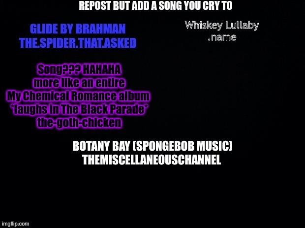 BOTANY BAY (SPONGEBOB MUSIC)
THEMISCELLANEOUSCHANNEL | made w/ Imgflip meme maker