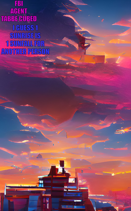 my aesthetic sunset temp Blank Meme Template