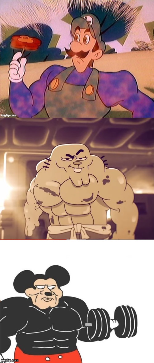 image tagged in buff richard,buff mickey mouse | made w/ Imgflip meme maker