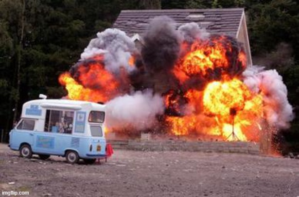 Exploding house | image tagged in exploding house | made w/ Imgflip meme maker