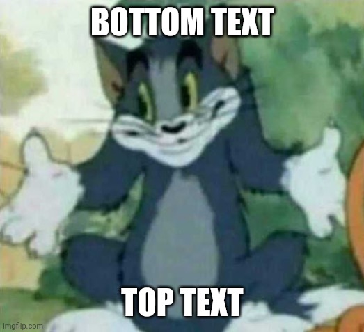 tom i dont know meme | BOTTOM TEXT TOP TEXT | image tagged in tom i dont know meme | made w/ Imgflip meme maker