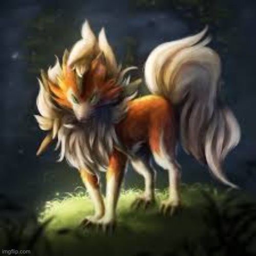 Cool lycanroc dusk form art pt.1 | image tagged in lycanroc,art,cool | made w/ Imgflip meme maker