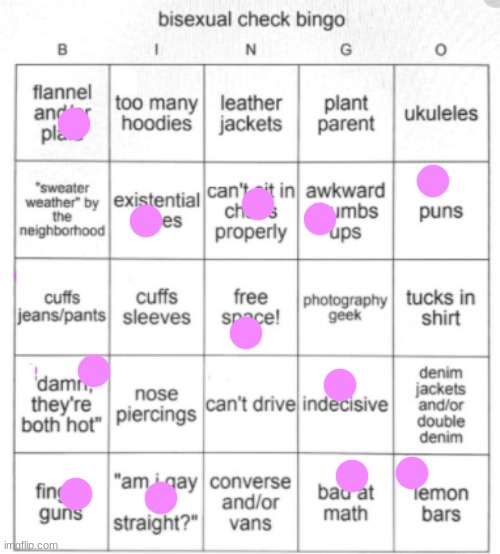 bored | image tagged in bisexual bingo | made w/ Imgflip meme maker