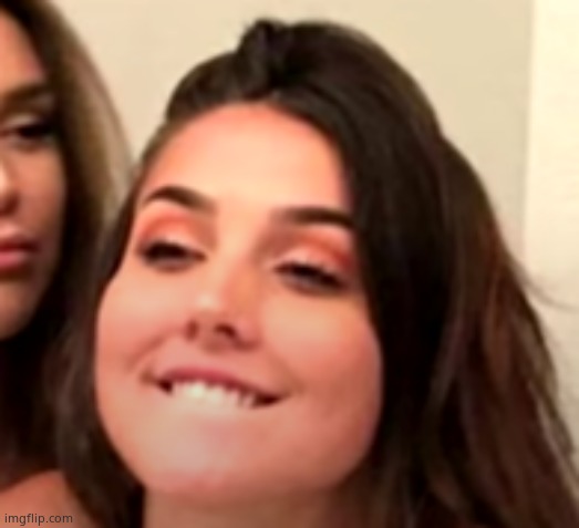 Lip Bite | image tagged in lip bite | made w/ Imgflip meme maker