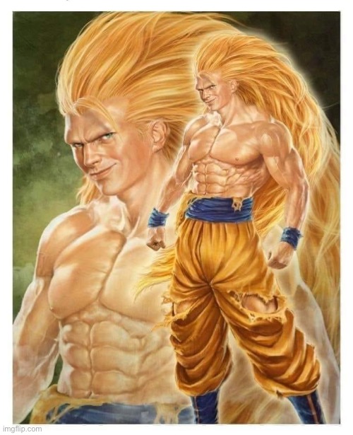 Super Saiyan hair | image tagged in super saiyan hair | made w/ Imgflip meme maker