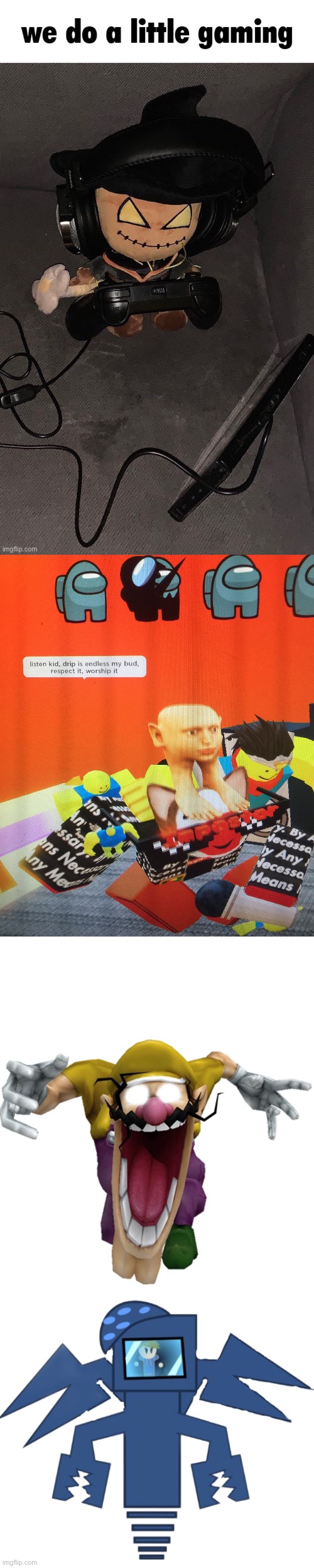 image tagged in virus wario fsaw,toad bot msmg night funkin | made w/ Imgflip meme maker