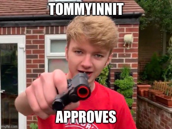 Tommyinnit | TOMMYINNIT APPROVES | image tagged in tommyinnit | made w/ Imgflip meme maker