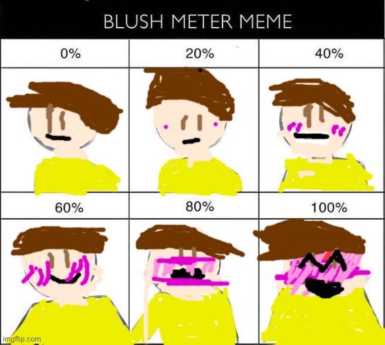 Make me blush (I'm male, nothing too inappropriate) - Imgflip