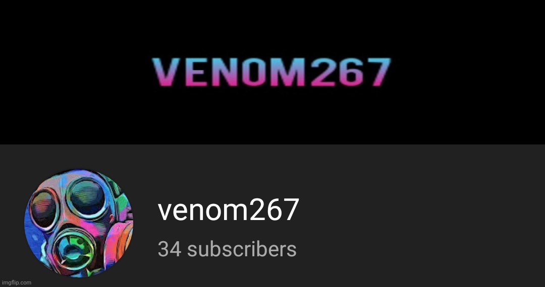 new pfp and channel banner, rate it 1-10 | made w/ Imgflip meme maker