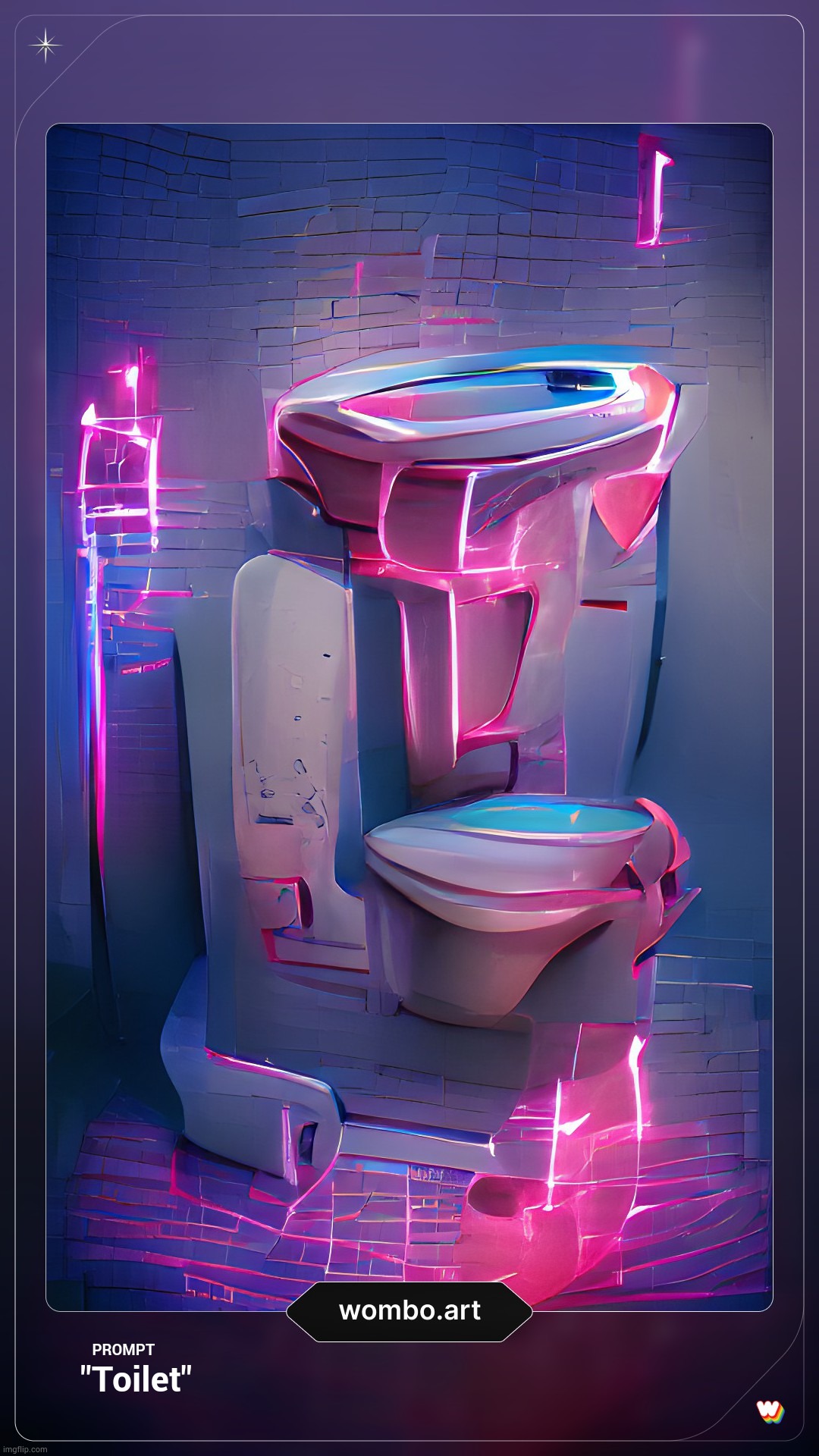 PROMPT; "Toilet" | made w/ Imgflip meme maker