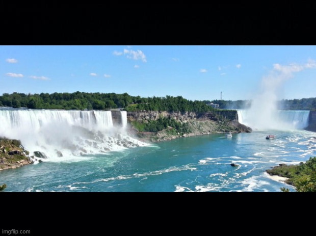 The Falls | image tagged in niagra,ontario | made w/ Imgflip meme maker