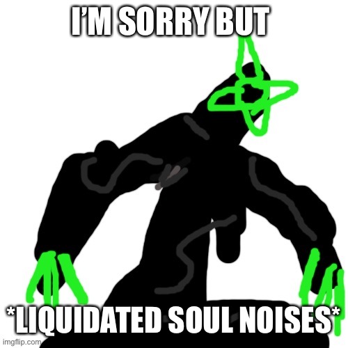 I’M SORRY BUT *LIQUIDATED SOUL NOISES* | made w/ Imgflip meme maker