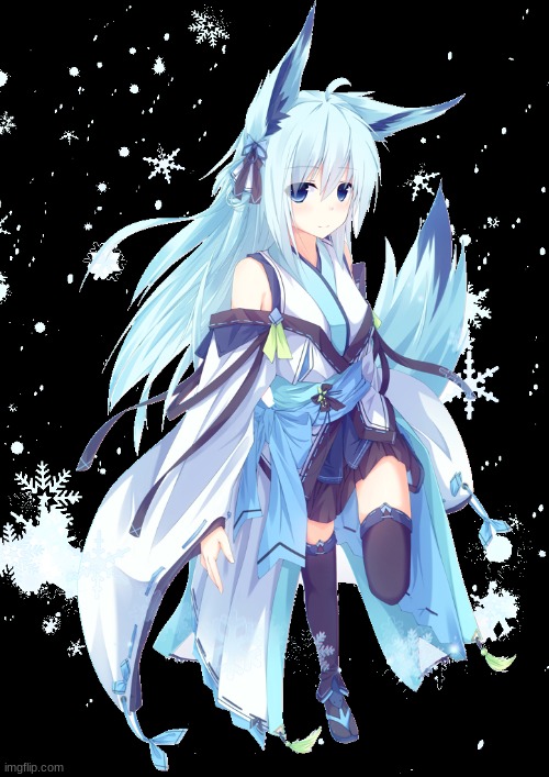 posting waifus winter theme | image tagged in anime | made w/ Imgflip meme maker